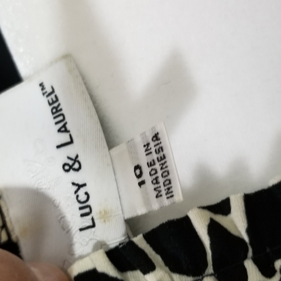 Lucy & Laurel abstract print dress - Picture 4 of 4